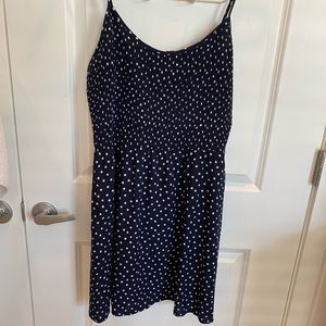 Divided Polka dotted dress US 14